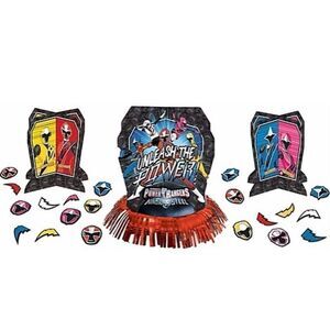 Brand New Power Rangers Birthday Party Table Decoration Decor Kit & Confetti